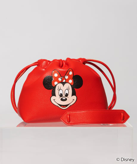 Disney / DRAWSTRING BAG(ミニー)【WCJ-TD-052RED02】※7月下旬発送予定