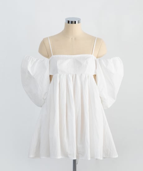 2WAYパフトップス【WCJ-PP-101WHT】