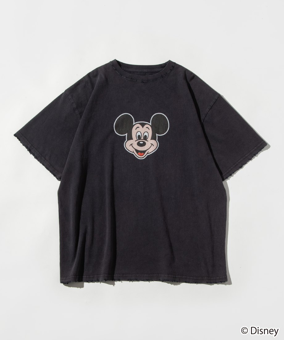 Disney / OVER DYE SS TEE(ミッキー)【WCJ-GC-027BLK01】 Disney / OVER DYE SS TEE(ミッキー)【WCJ-GC-027BLK01】
