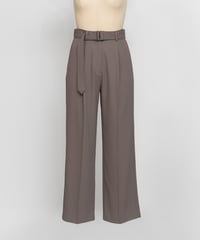 ベルト付きワイドセンタープレスパンツ【WCJ-TA-002BEG】 | WCJ