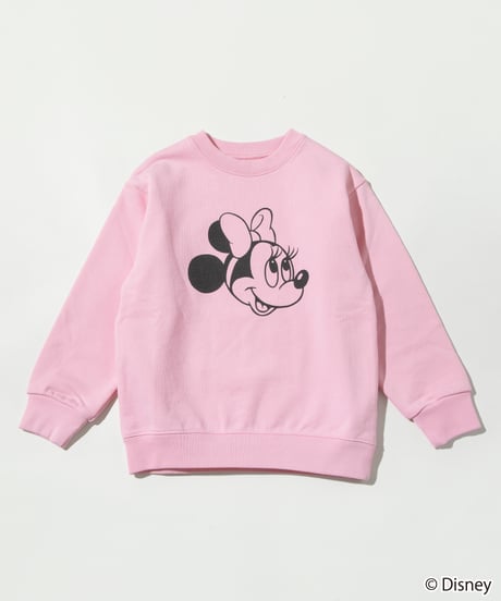 Disney / KIDS SWEAT TOP(ミニー)【WCJ-TD-002PNK02】