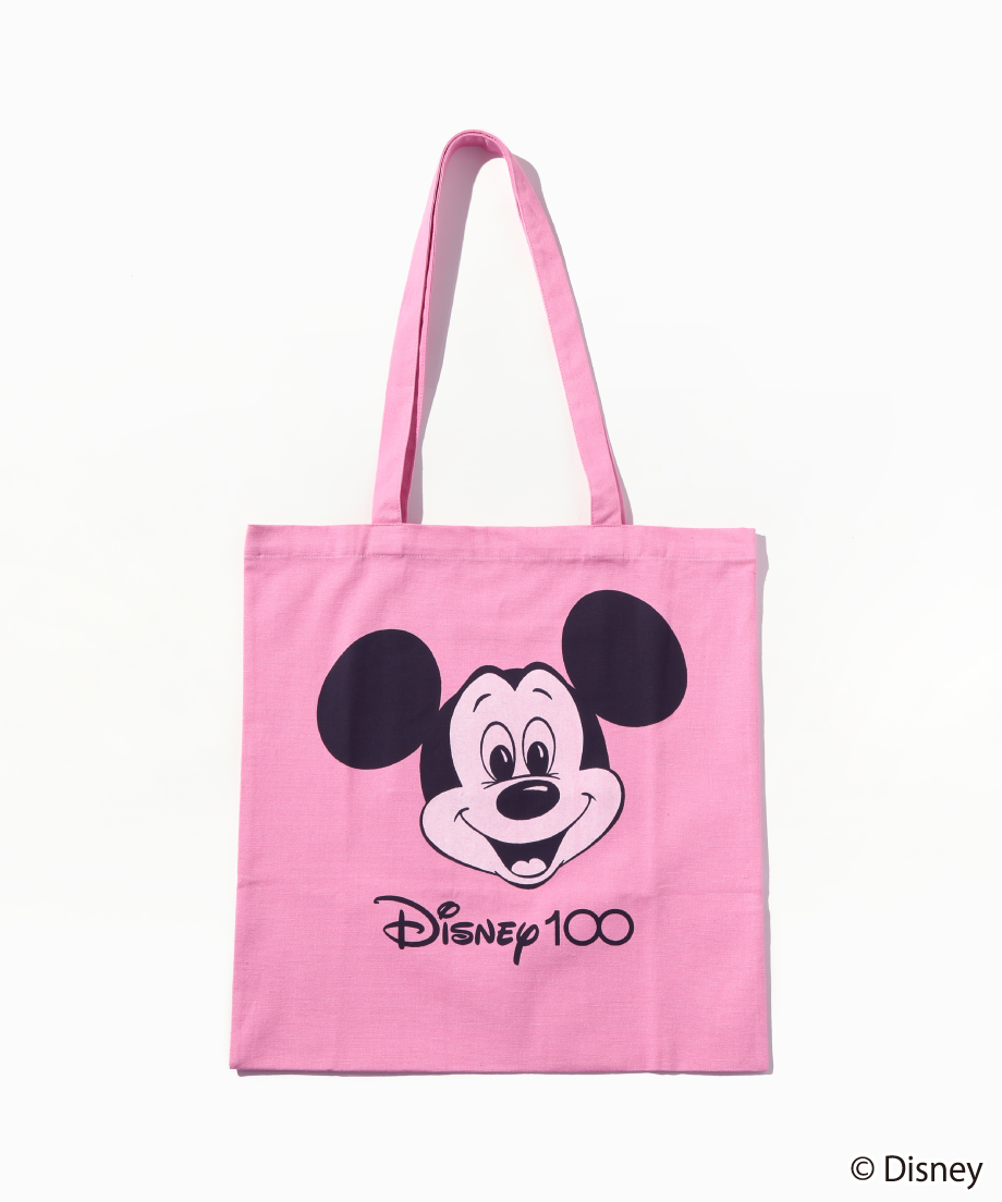 WCJ Disney100 collection ミッキー トートバッグ　ピンク