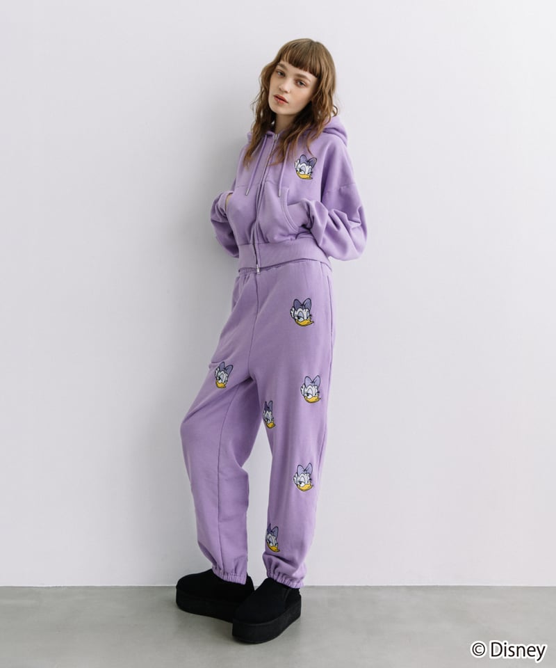 Disney / EMBROIDERY SWEAT PANTS(デイジー)【WCJ-TD-04
