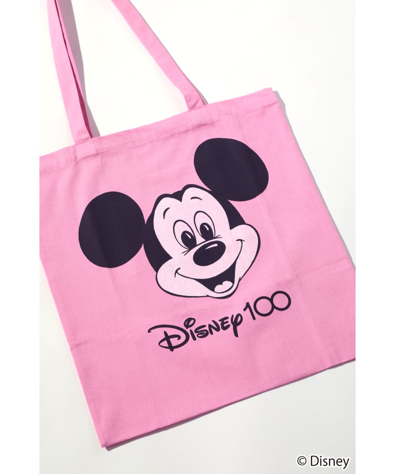 WCJ Disney100 collection ミッキー トートバッグ　ピンク