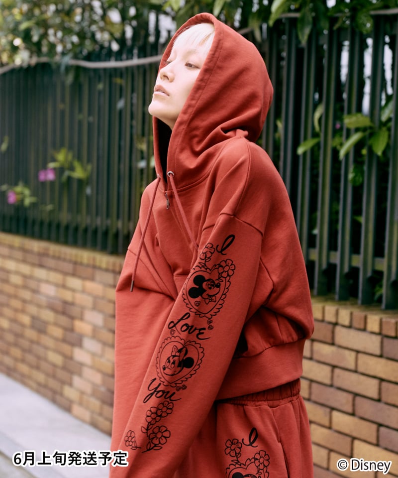 Disney / SWEAT ZIP HOODIE(ミッキー&ミニー)【WCJ-TD-062R