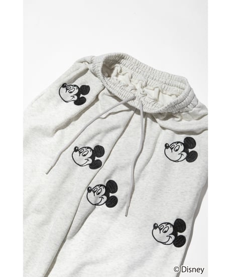Disney / EMBROIDERY SWEAT PANTS(ミッキー)【WCJ-TD-045GRY01】
