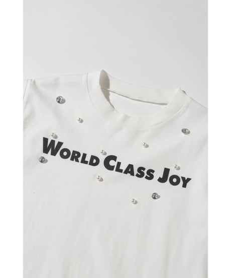 ビジューノースリーブTEE【WCJ-NA-062WHT】※7月中旬発送予定