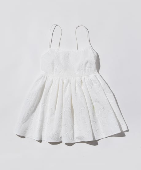 ジャガードキャミトップス【WCJ-TA-009WHT】