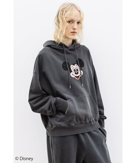 Disney / SWEAT HOODIE(ミッキー)【WCJ-NA-052BLK01】