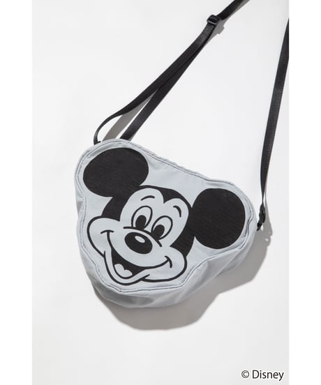 Disney / FACE DESIGN SHOULDER BAG（S）(ミッキー)【WCJ-GC-057GRY01】