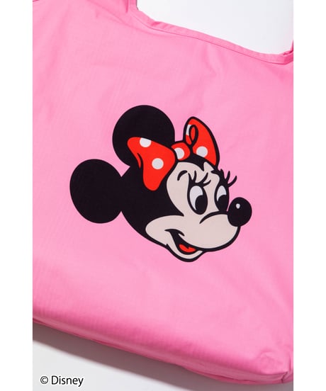 【撥水】Disney / 膨張エコバッグ(ミニー)【WCJ-TD-037PNK02】