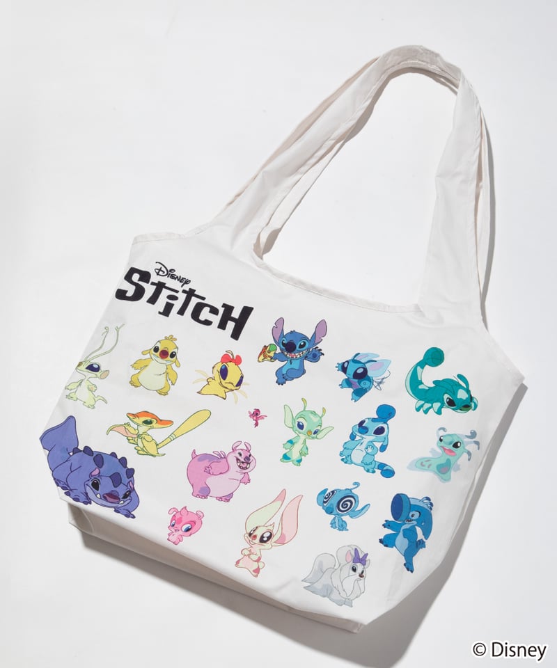 撥水】Disney / Lilo & Stitch TOTE BAG【WCJ-TD-019I