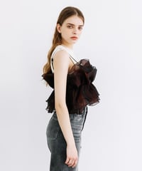 フリルキャミ【WCJ-PP-110BRN】