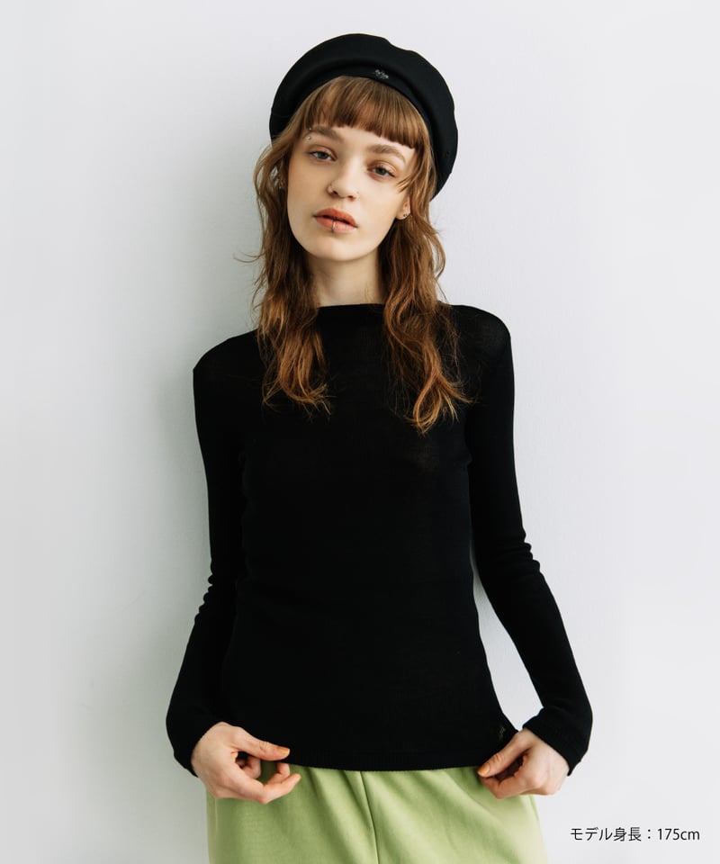 シアーニットTOPS【WCJ-MK-029BLK】 | WCJ OFFICIAL WEB STORE
