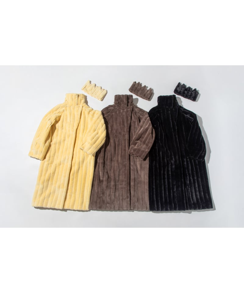 フェイクファーコート【WCJ-SP-002BLK】 | WCJ OFFICIAL WEB STORE