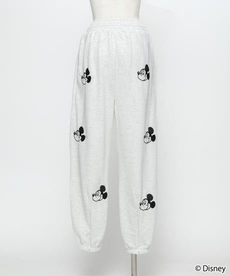Disney / EMBROIDERY SWEAT PANTS(ミッキー)【WCJ-TD-045GRY01】