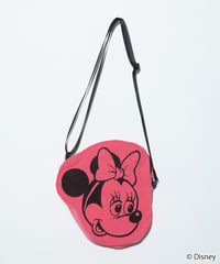 Disney / FACE DESIGN SHOULDER BAG（S）(ミニー)【WCJ-GC-057RED02】