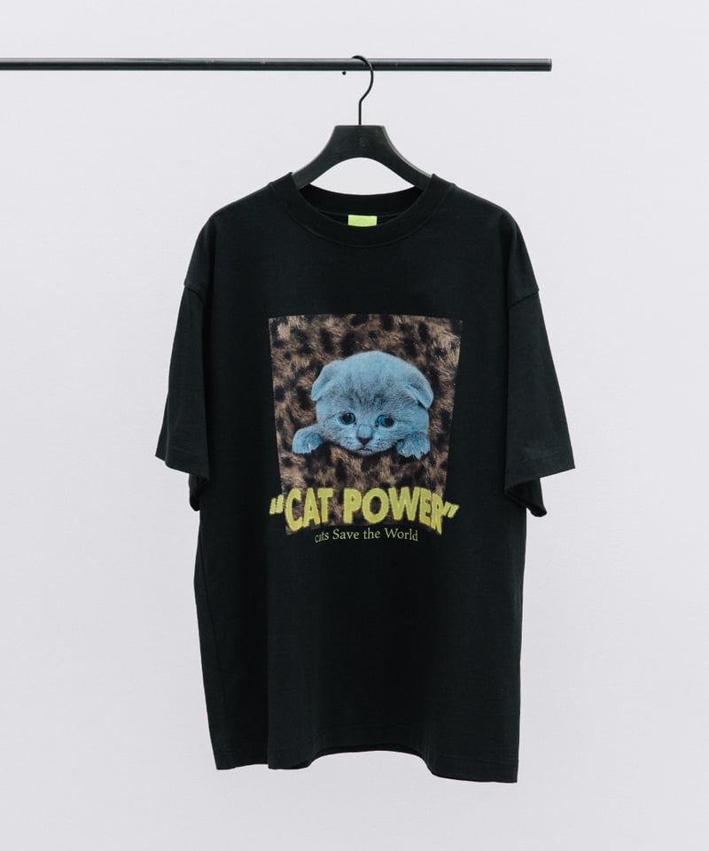 CAT POWER SS TEE【WCJ-LK-020BLK】 | WCJ OFFICIAL CAT POWER SS TEE【WCJ-LK-020BLK】 | WCJ OFFICIAL