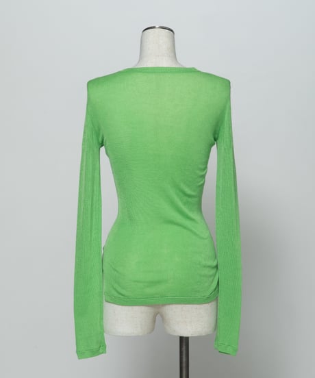 シアーニットTOPS【WCJ-MK-029GRN】