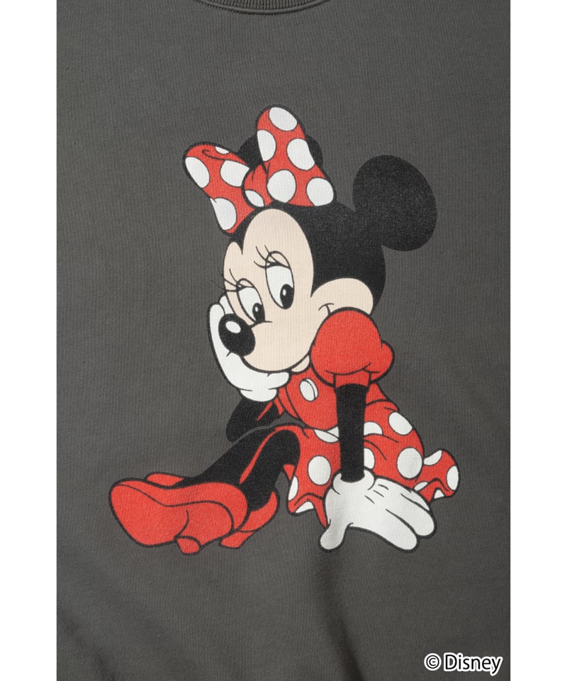 Disney / MINNIE SWEAT TOP【WCJ-TD-021DGY】 ※2月下旬発
