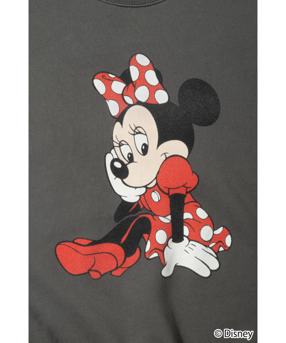 Disney / MINNIE SWEAT TOP【WCJ-TD-021DGY】 ※2月下旬発
