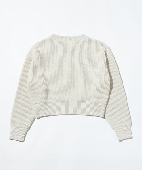浅VネックニットTOPS【WCJ-MK-032LGY】