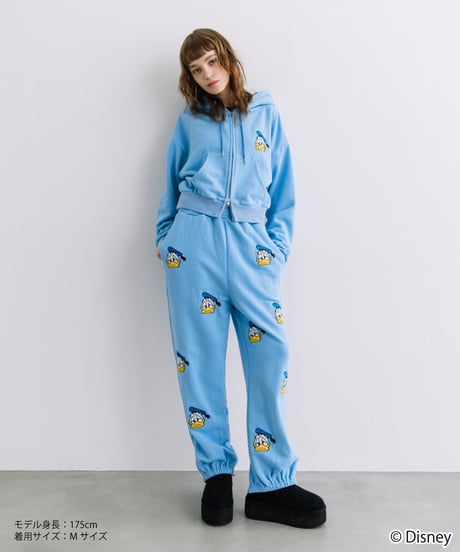 Disney / EMBROIDERY SWEAT PANTS(ドナルド)【WCJ-TD-045BLU03】
