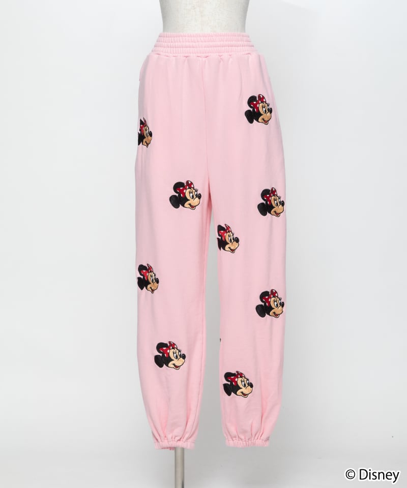 Disney / EMBROIDERY SWEAT PANTS(ミニー)【WCJ-TD-045