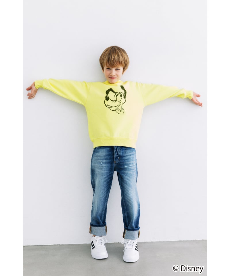Disney / KIDS SWEAT TOP(プルート)【WCJ-TD-002LIM07】