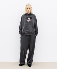 ピグメントスウェットパンツ【WCJ-NA-051BLK】