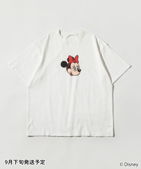 WC ディズニー　ミニー　Tシャツ Disney / OVER DYE SS TEE（ミニー）【WCJ-GC-027BLK02】※