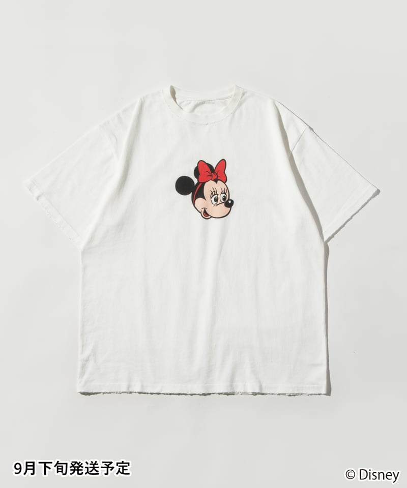 新品未使用　wcj Disney / OVER DYE SS TEE（ミニー） Disney / OVER DYE SS TEE（ミニー）【WCJ-GC-027WHT02】※