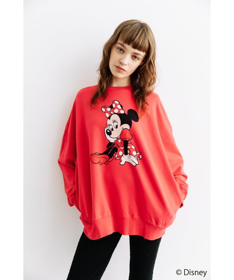 Disney / MINNIE SWEAT TOP【WCJ-TD-021RED】 | WCJ