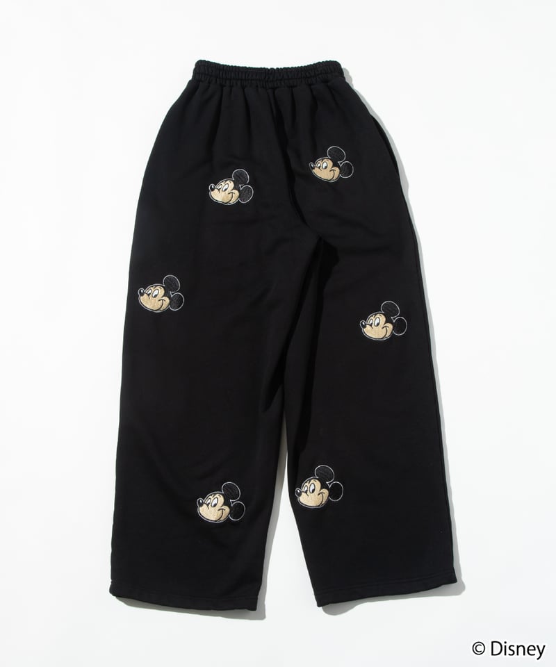 Disney / EMBROIDERY SWEAT PANTS(ミッキー)【WCJ-TD-04