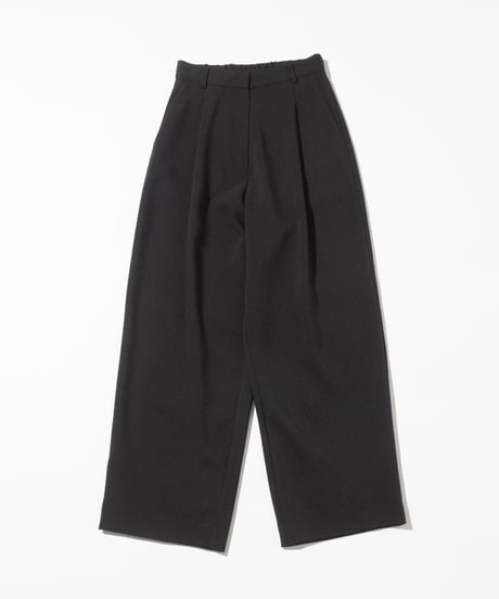 【速乾】【防シワ】ワンタックパンツ【WCJ-TC-143BLK】