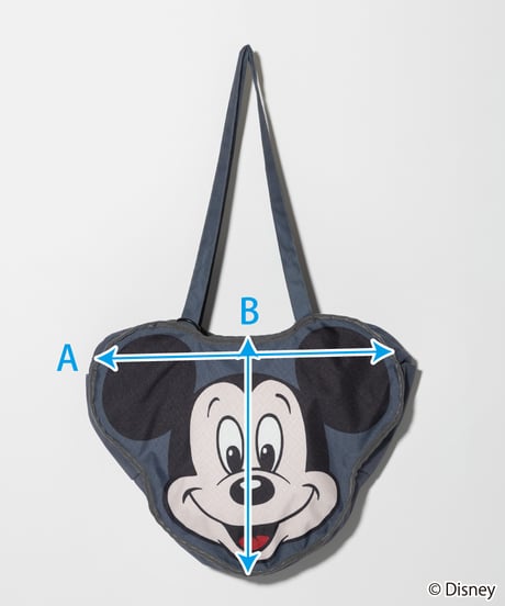 Disney / FACE DESIGN COLOR TOTE BAG(ミッキー)【WCJ-GC-059GRY01】※6月下旬発売予定