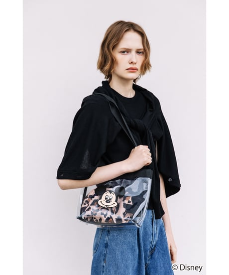 Disney / PVC TOTE BAG(ミッキー)【WCJ-TD-008BLK01】