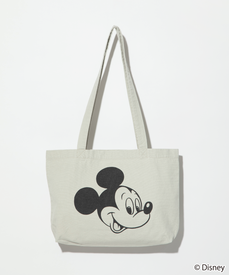 Disney / WIDE TOTE BAG(ミッキー)【WCJ-TD-006GRY01】 |