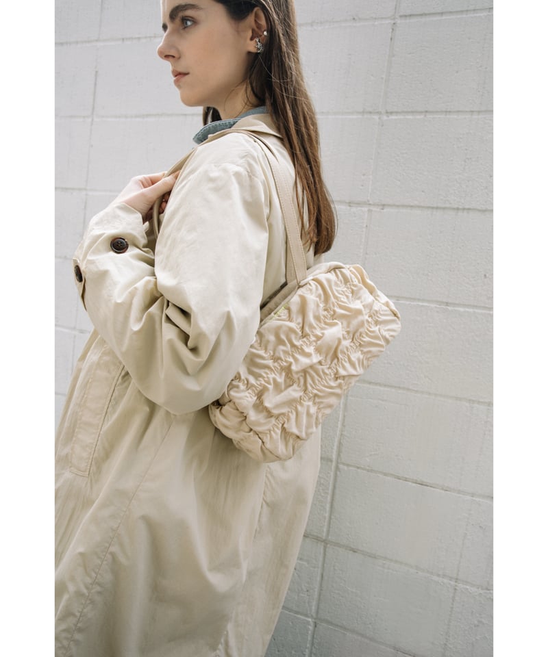 撥水】ギャザーバッグ【WCJ-QU-119BEG】※5月下旬発売予定 | WCJ OFFIC 