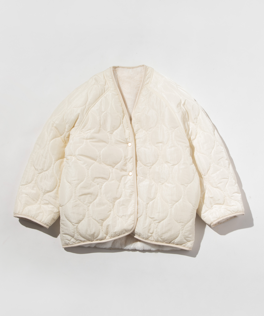 ひょうたんキルトリバーシブルコート【WCJ-JF-064IVO-IVO】 | WCJ OFFI