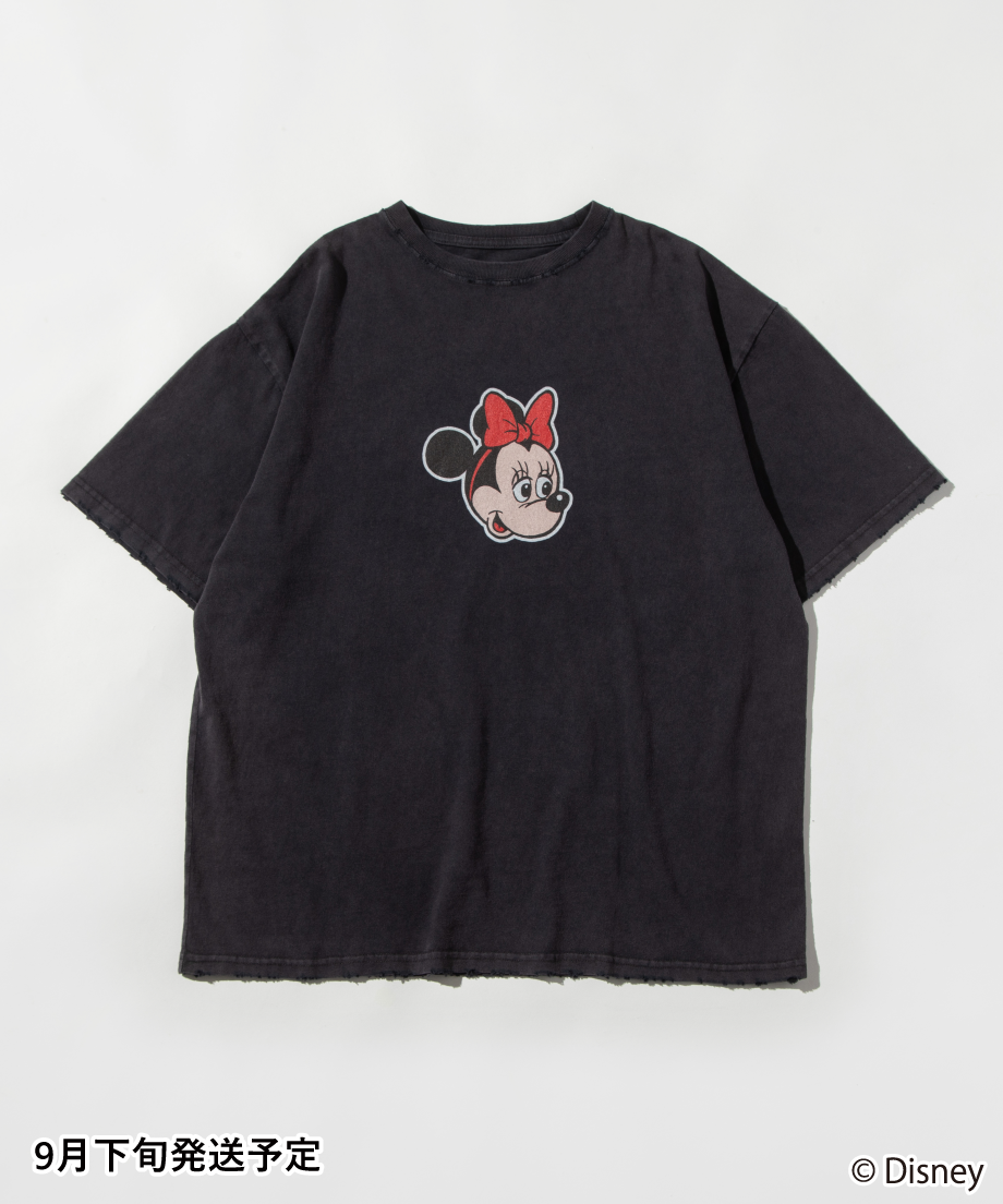 新品未使用　wcj Disney / OVER DYE SS TEE（ミニー） Disney / OVER DYE SS TEE（ミニー）【WCJ-GC-027WHT02】※