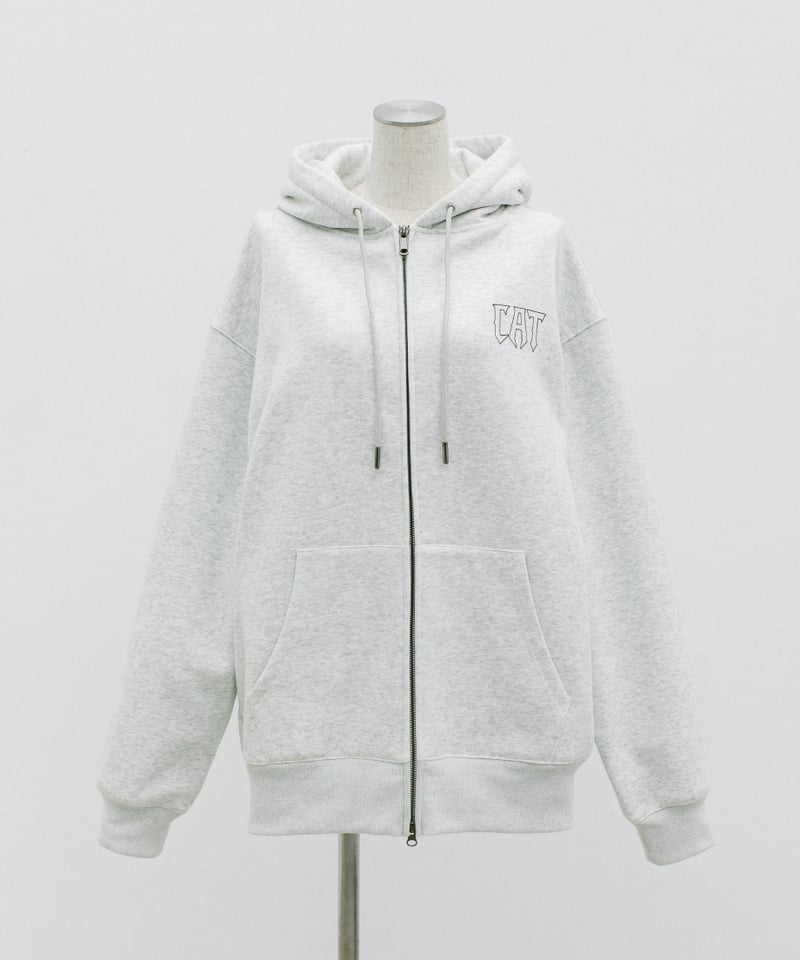 CAT OF THE WORLD ZIP UP HOODIE【WCJ-LK-021GRY】 |