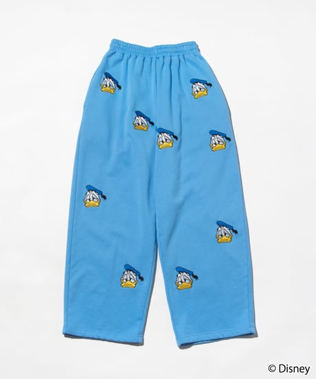Disney / EMBROIDERY SWEAT PANTS(ドナルド)【WCJ-TD-045BLU03】