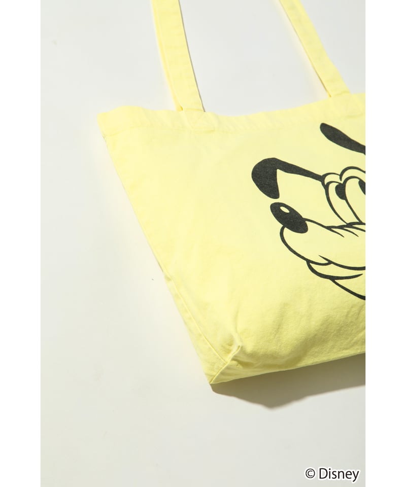 Disney - 未使用 ディズニー 40周年 プルート トートバッグ Disney / WIDE TOTE BAG(プルート)【WCJ-TD-006LIM07】 |