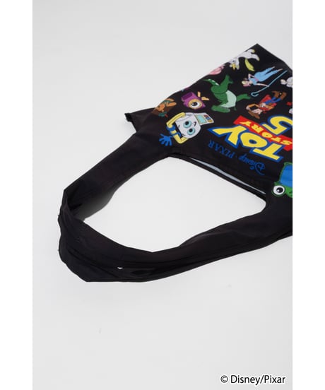 【撥水】Disney&Pixar / TOY STORY 5 / 膨張エコバッグ【WCJ-TD-058BLK】