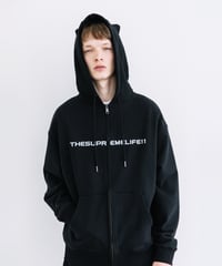 ZIP UP HOODIE【WCJ-LK-025BLK】