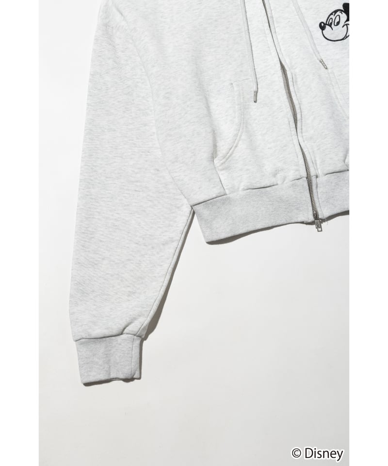 Disney / EMBROIDERY ZIP HOODIE(ミッキー)【WCJ-TD-044