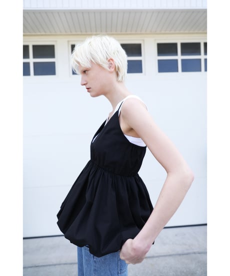 バルーンチュニック【WCJ-PP-136BLK】