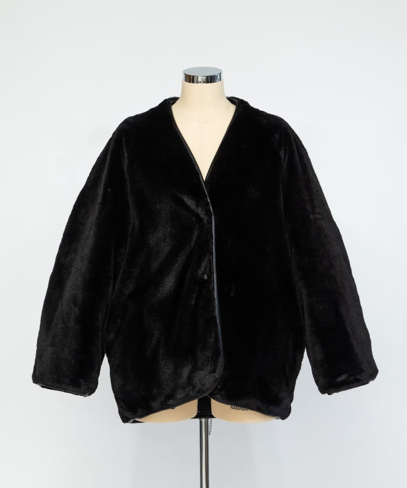 ひょうたんキルトリバーシブルコート【WCJ-JF-064BLK-BLK】 | WCJ OFFI