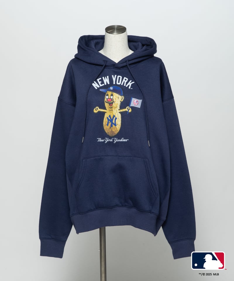 MLB HOODIE(ニューヨーク・ヤンキース)【WCJ-GC-058NAV-NYY】 | W